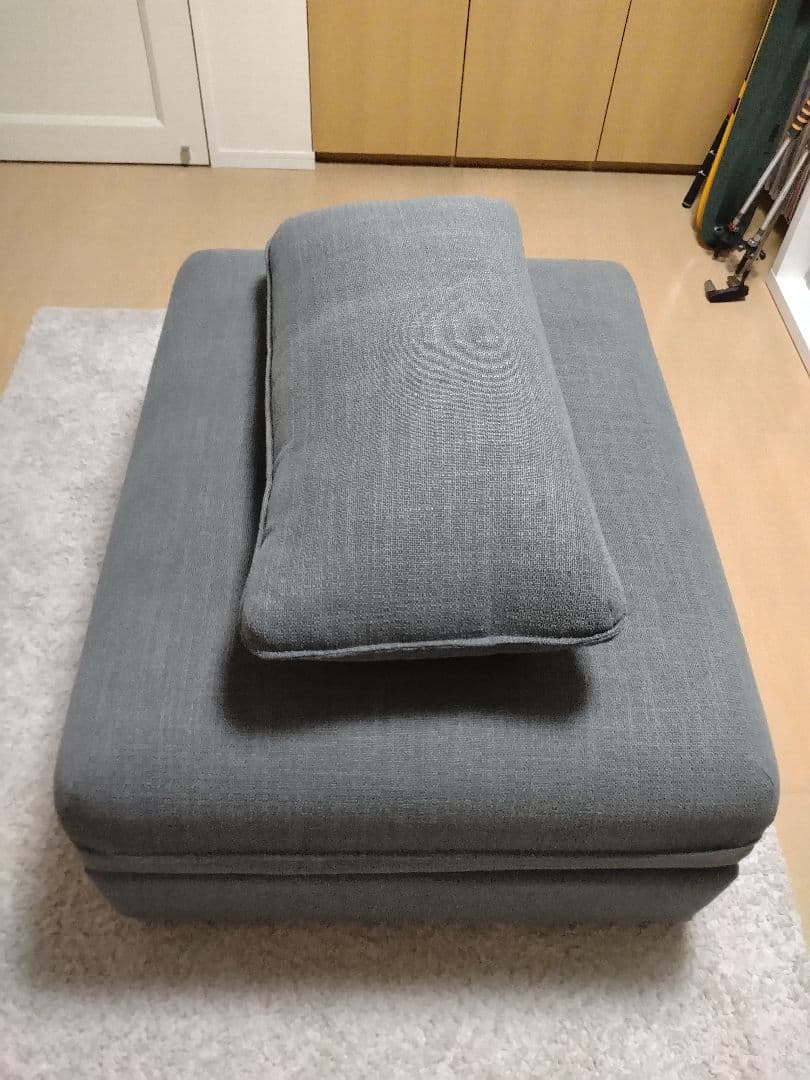 週末限定値下げ！IKEAソファベッド　希少廃盤商品（スツールタイプ）