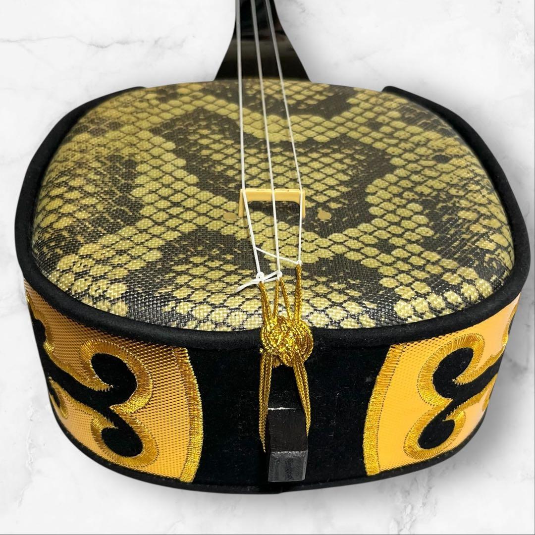 沖縄三線 ソフトケース 人口皮 入門 三線 沖縄 初心者 未使用弦付属