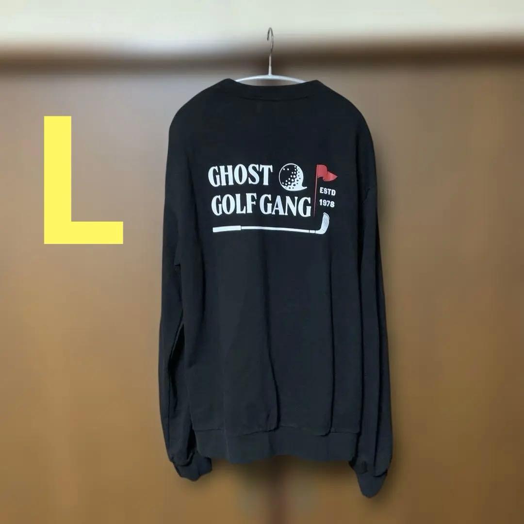 GHOST GOLF GANG ブラックスウェット