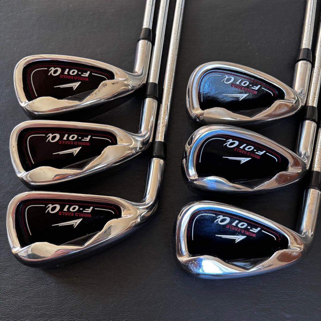 送料込メンズゴルフクラブセット左利きレフティWORLD eagleルコックス