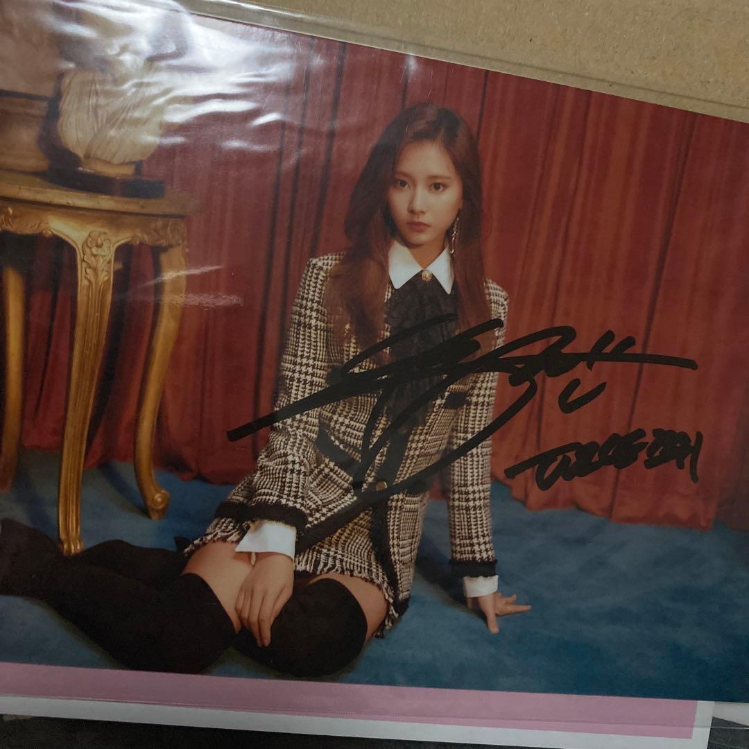 TWICE ツウィ サイン 直筆 写真