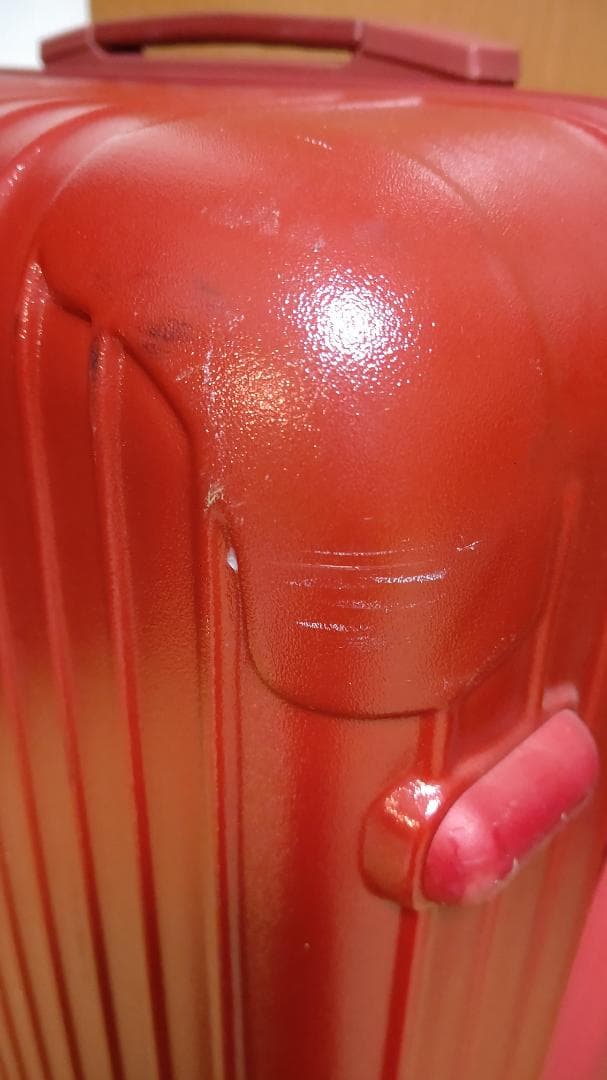 リモワ RIMOWA スーツケース 赤　4輪