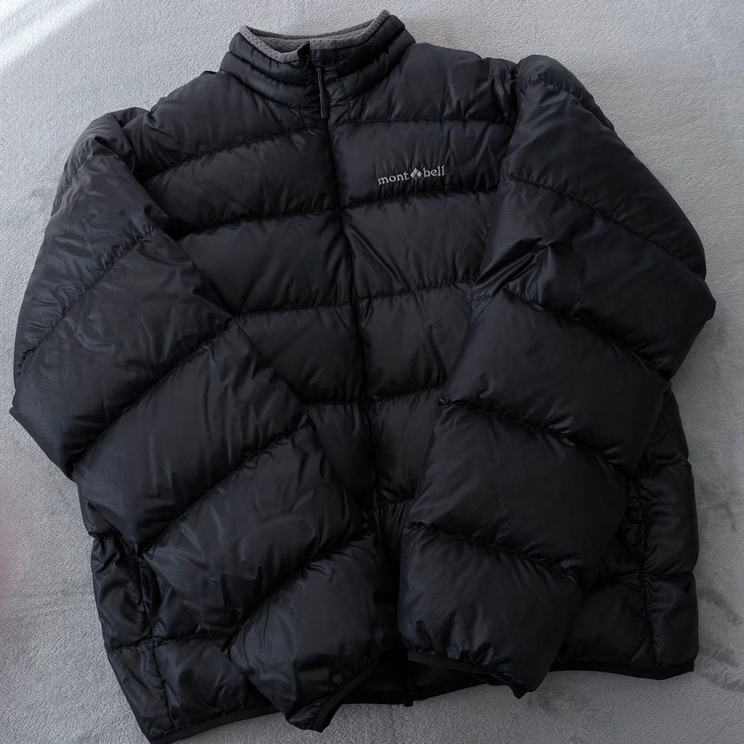 モンベル 800FPライトアルパインダウンジャケット 1101289 黒 XL
