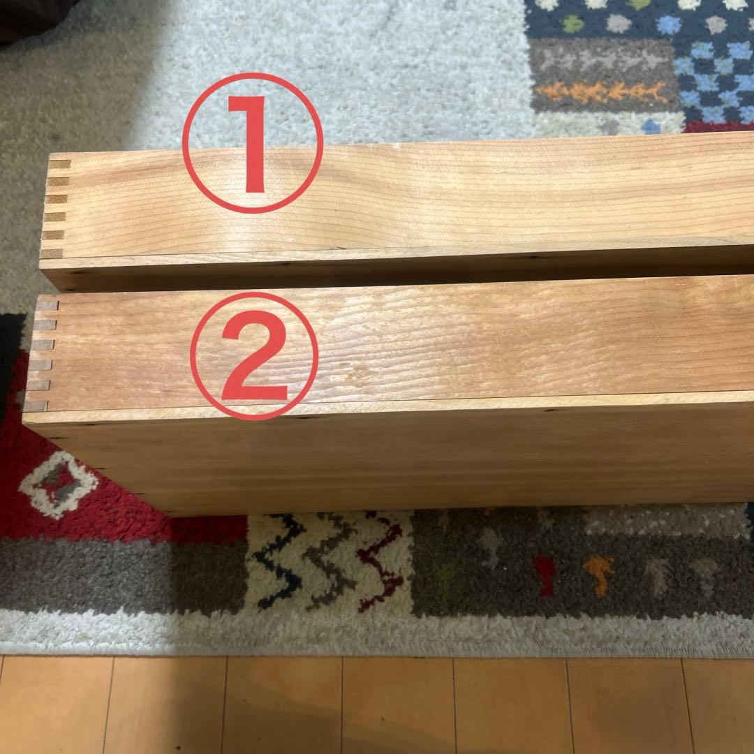 木箱 もろぶた ばんじゅう 昭和レトロ 2つ セット 餅箱 - メルカリ