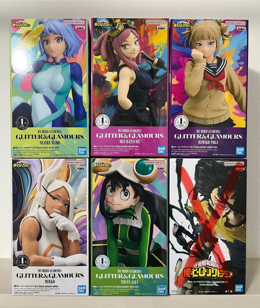僕のヒーローアカデミア GLITTER & GLAMOURS 5点セットの通販｜www
