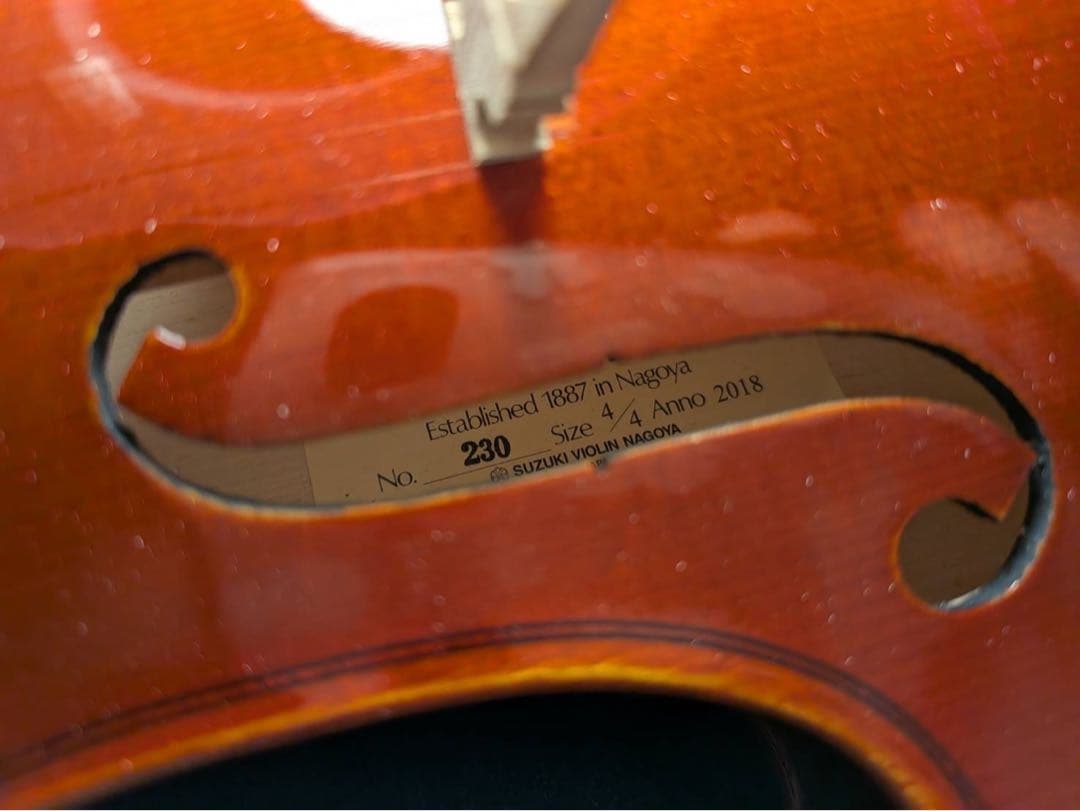 か*ゃ様 Suzuki ヴァイオリン　4/4 No 230 2018年