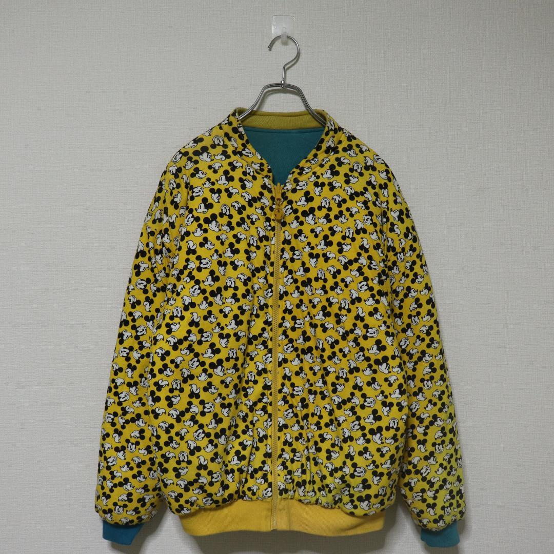 DISNEY ディズニー ミッキーマウス リバーシブル スウェット ジャケット