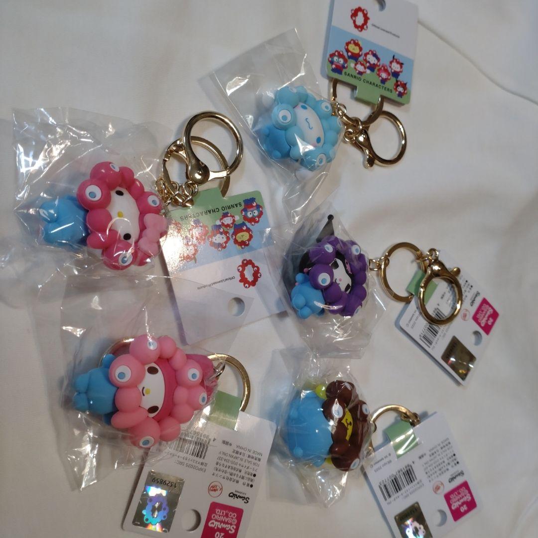 大阪関西万博EXPO2025 サンリオミャクミャクなりきり立体キーホルダー5個