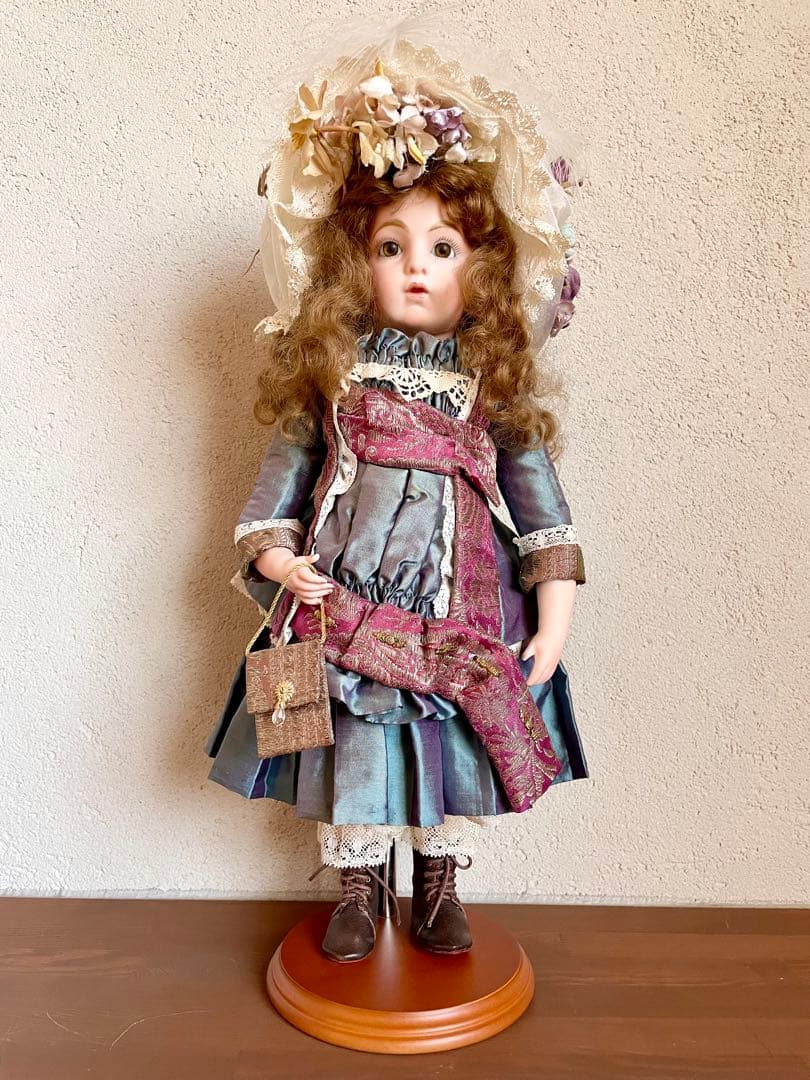 ビスクドール ブリュ リプロ ハンドメイド アンティーク ドレス
