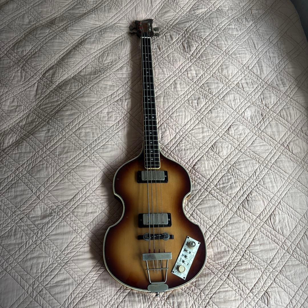 Greco エレキベース バイオリンベース サンバースト 4弦 - メルカリ