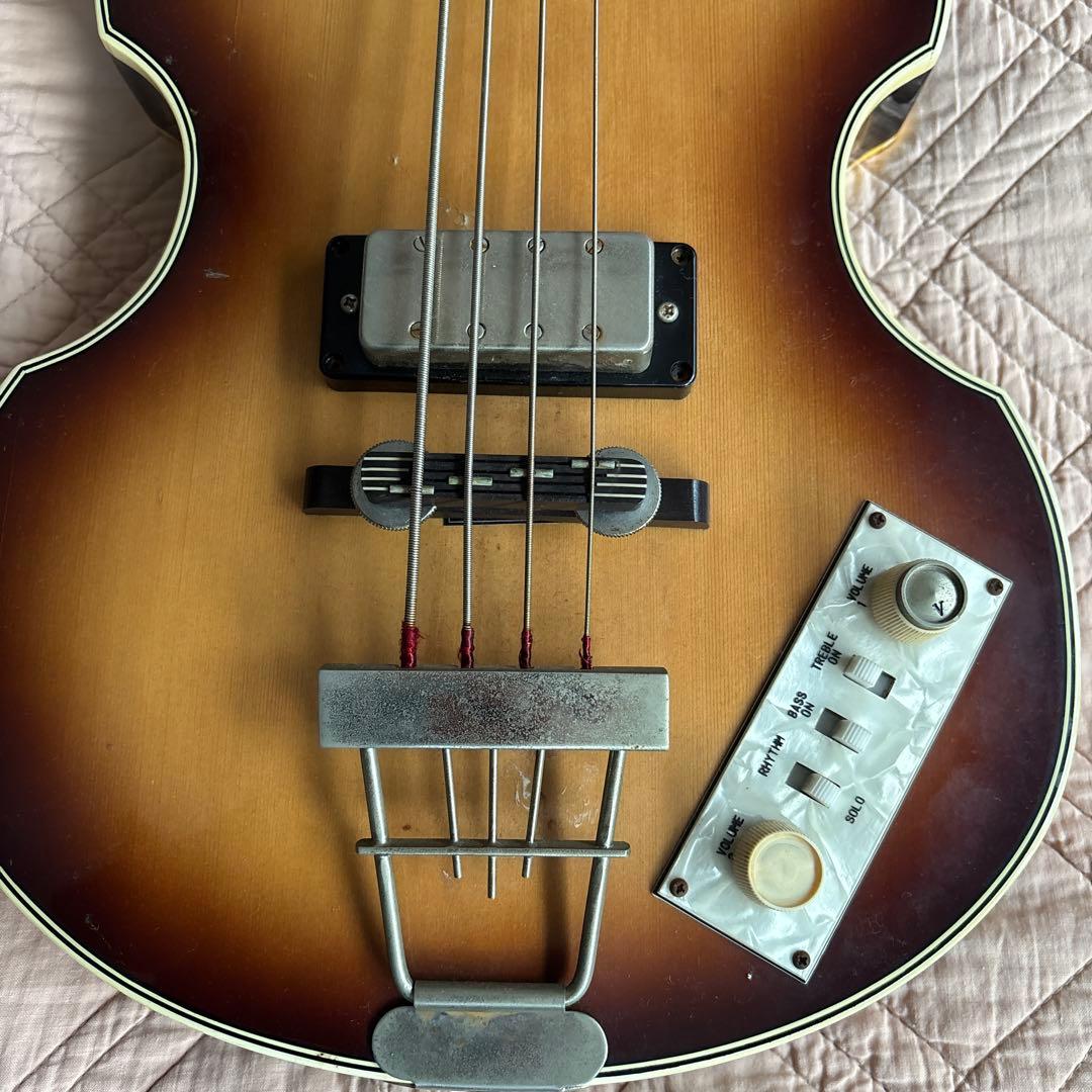 Greco エレキベース バイオリンベース サンバースト 4弦 - メルカリ