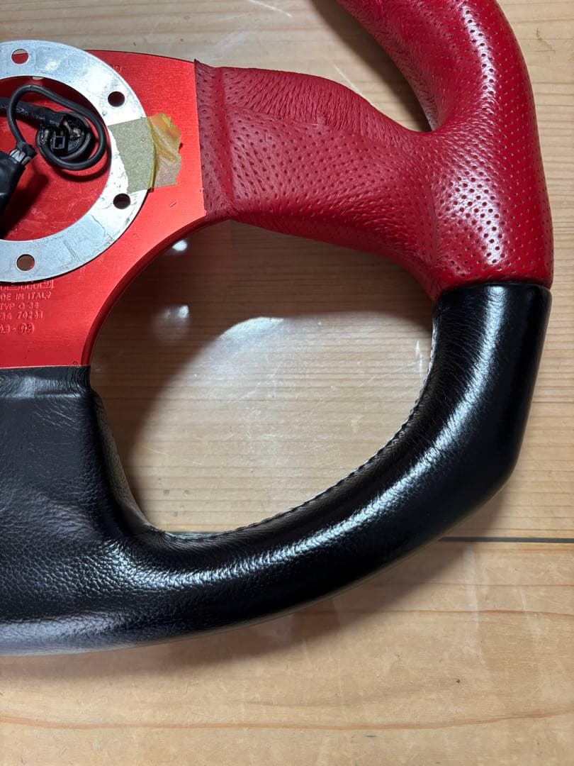 MOMO COMMANDO モモ コマンド 34Φ レッド×ブラック