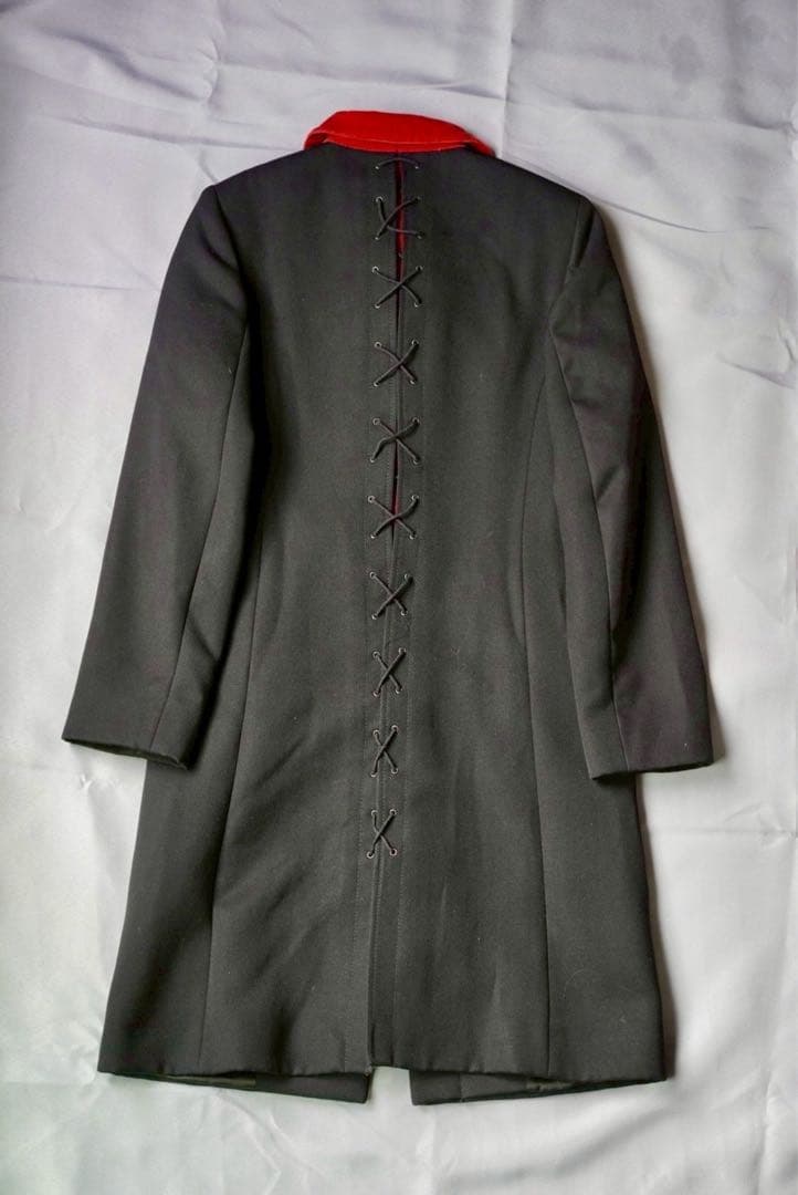 90s black wool and cashmere long coat / | Garmentory 90s Justin oh