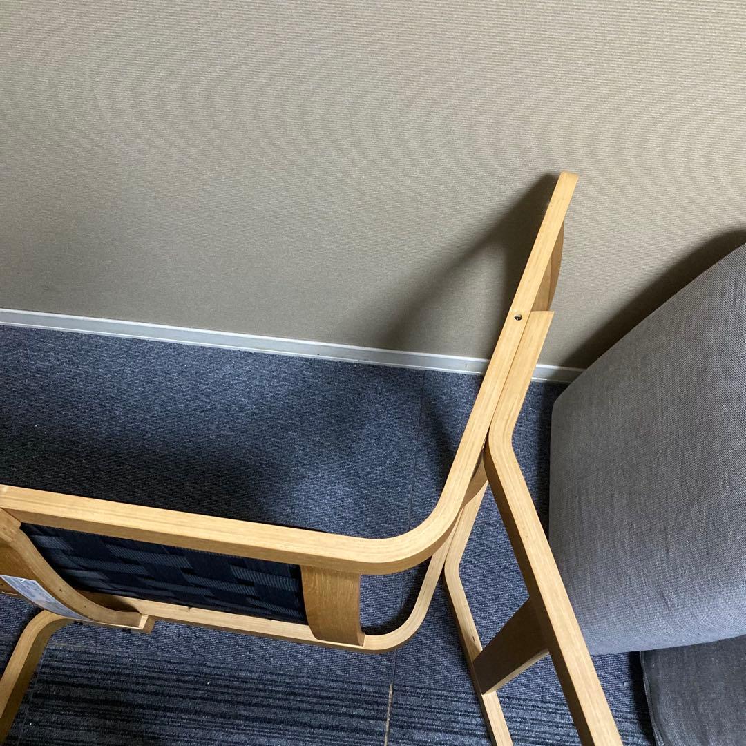 美品　無印　リビングでもダイニングでもつかえるソファチェア