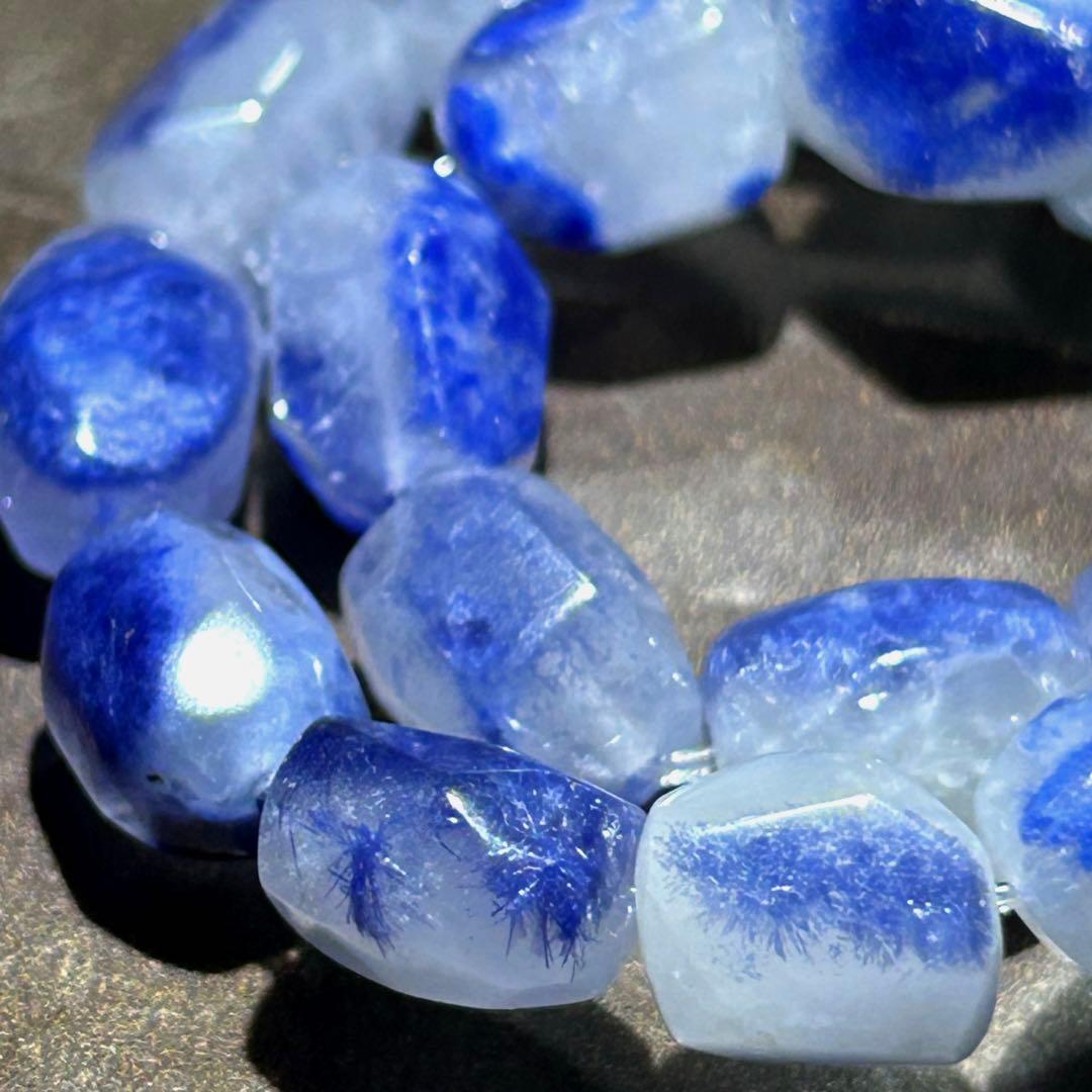 ☆別格高級品！来福開運秘宝⑨！神秘！デュモルチェライトインクォーツ