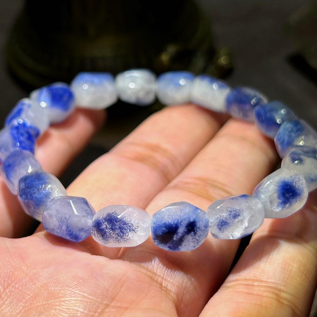 ☆別格高級品！来福開運秘宝⑨！神秘！デュモルチェライトインクォーツ