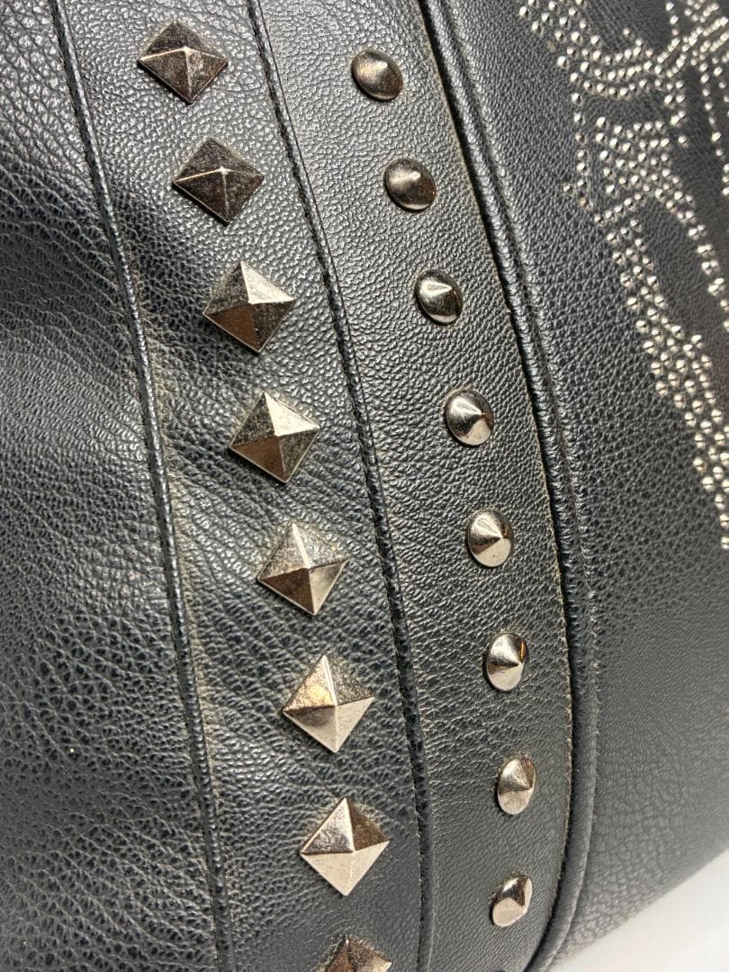 ▽KARE△ レザークッション スカル スタッズ カレ デザイナーズ レア