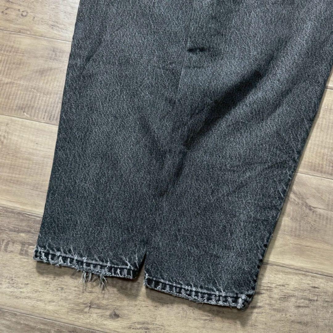 90sUSA製Levi's560後染めブラックデニムW32リーバイスアメリカ古着