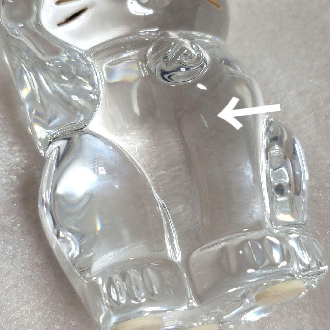 X'mas価格】Baccarat 招き猫 ミッドナイト クリスタルバカラ ペア