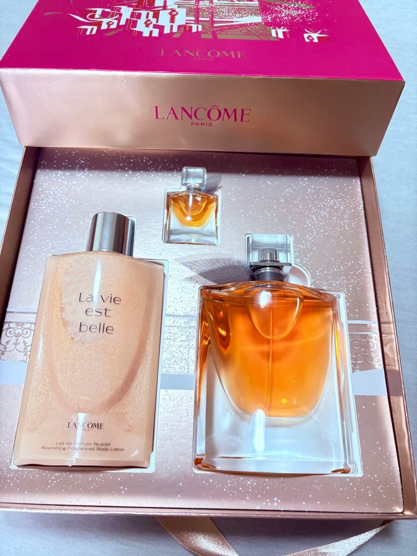 ランコムギフトボックス-La vie est belleコレクション3点セット