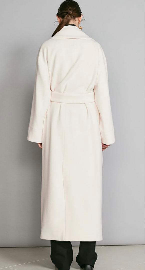 【新品】注意点あり Sov. / アンゴラショールカラーコート 38