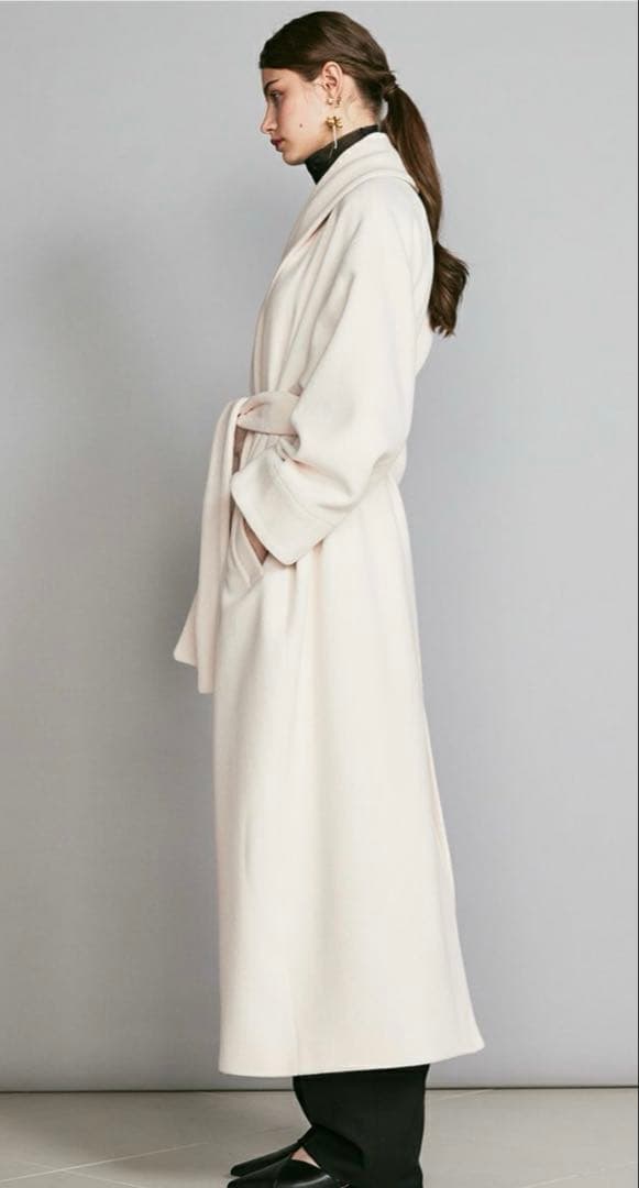 【新品】注意点あり Sov. / アンゴラショールカラーコート 38