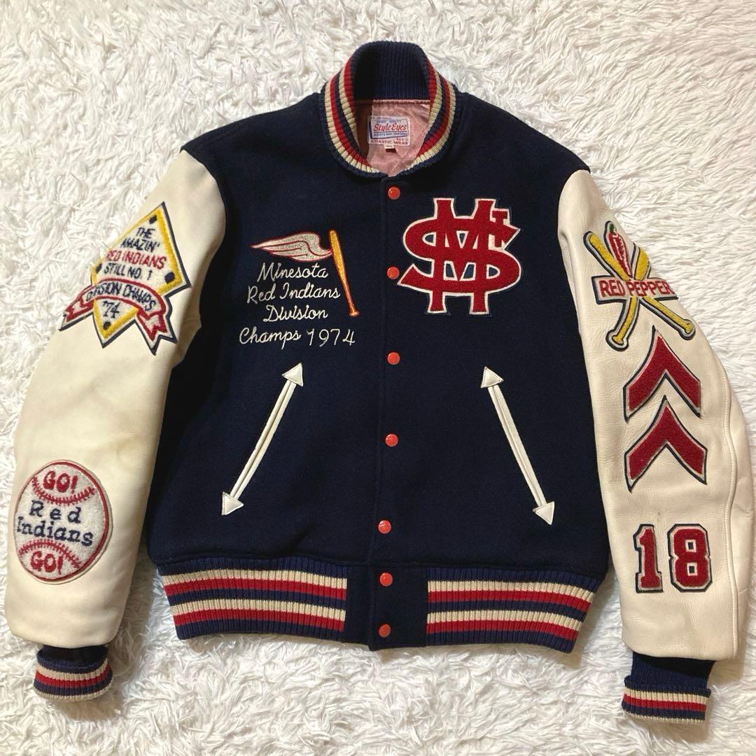 希少フルデコ】STYLE EYES スタイルアイズ スタジャン 40 希少L - メルカリ