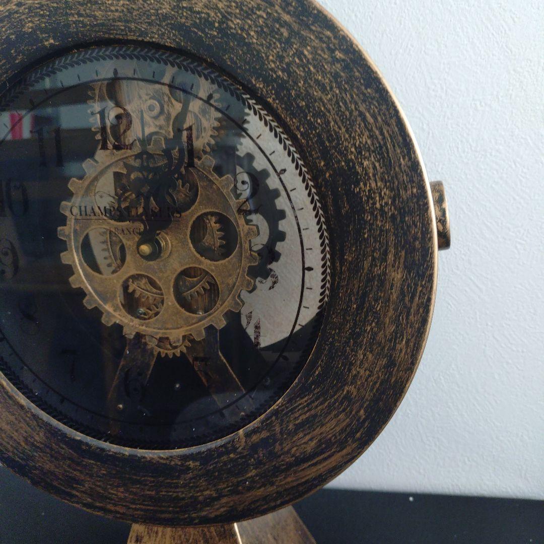 アンティーク風　ギア時計