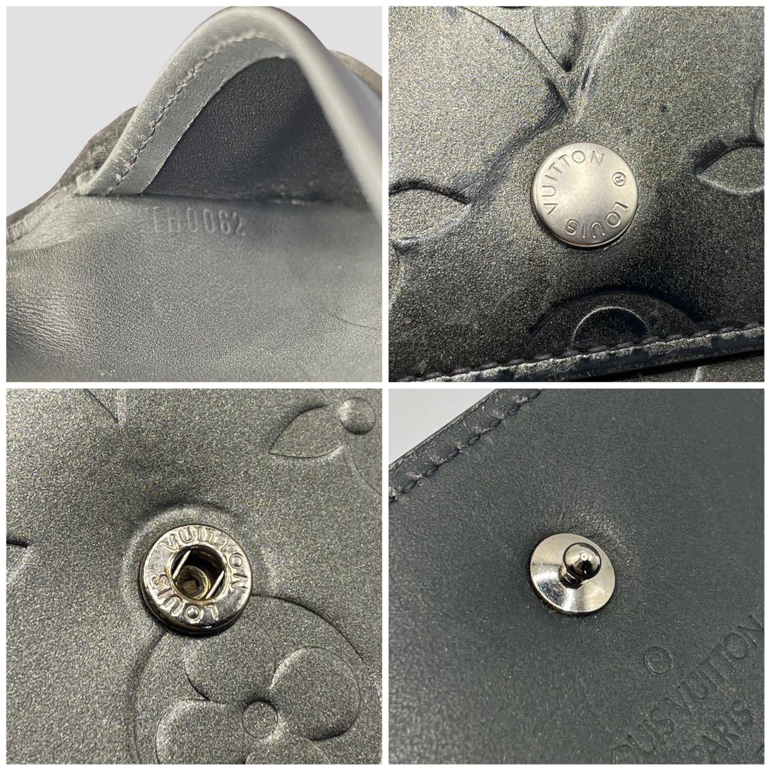 LOUIS VUITTON モノグラムマット ポルトトレゾール 三つ折長財布