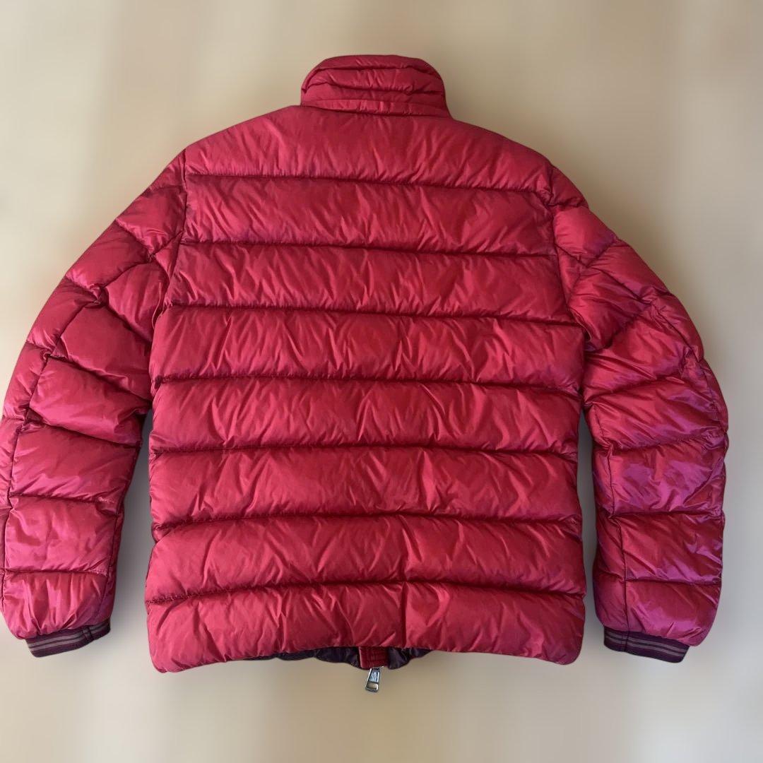 モンクレール 赤 ダウン レッド フード無し - メルカリ