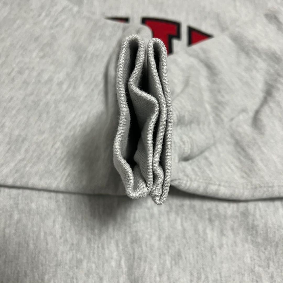 極上　染み込み　90s USA製　チャンピオン　リバースウィーブ　レッド　赤