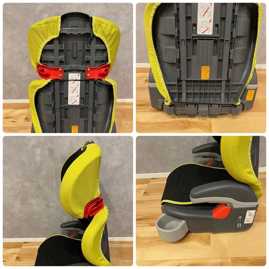 GRACO　グレコ ジュニアシート マキシカラーズ黄 & ロジコL 2個セット