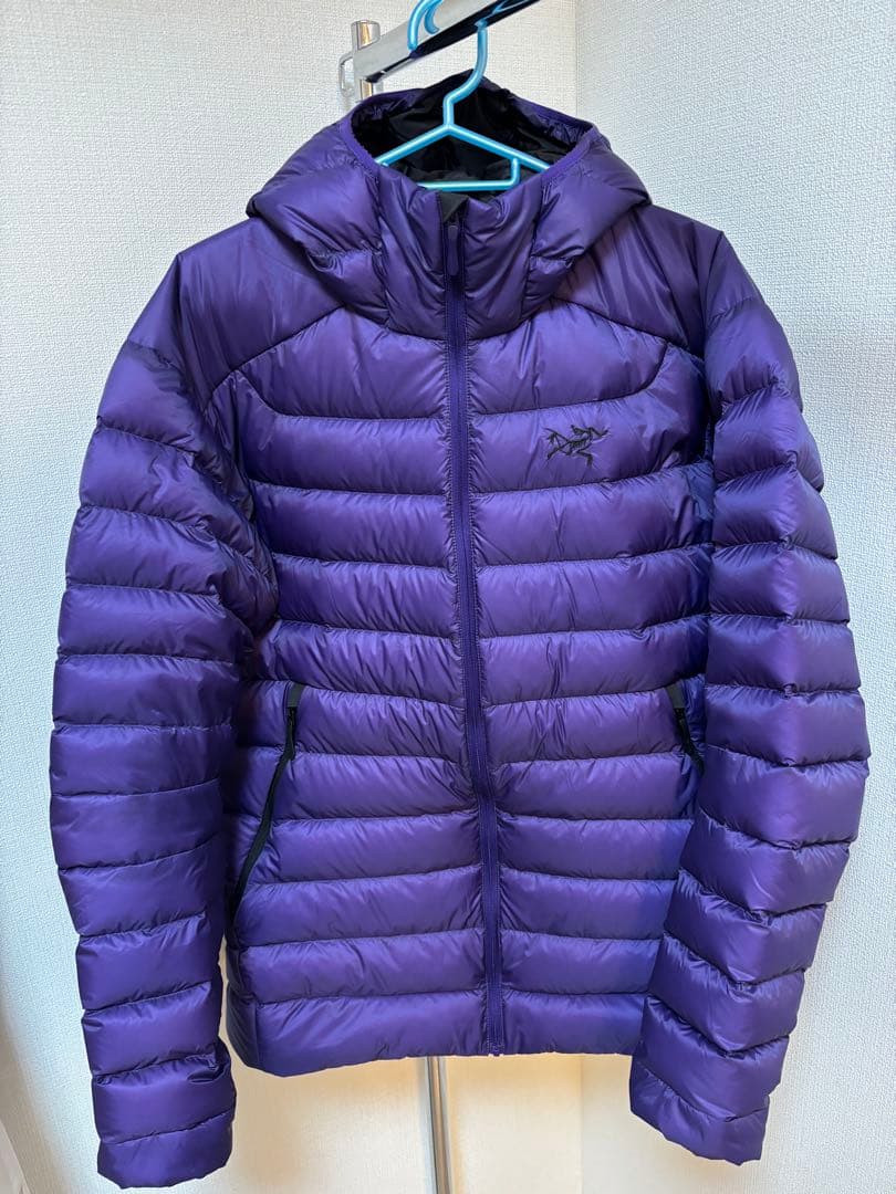 アークテリクス セリウムフーディ ダウンジャケット 紫