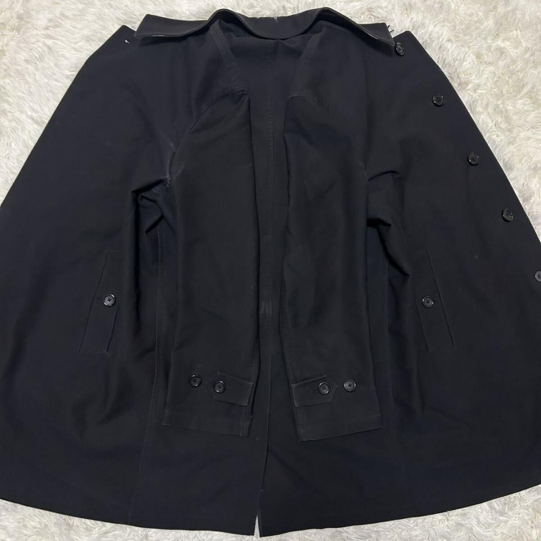 【極美品/LL】バーバリーロンドン ステンカラーコート メガノバチェック 比翼