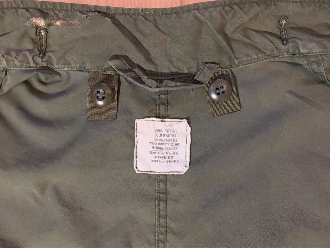 70s US ARMY M65 フィッシュテールパーカ モッズコート M