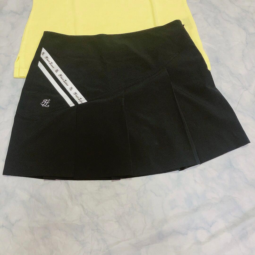 美品】 フェアライアー FairLiar スカート インナーパンツ一体型 黒