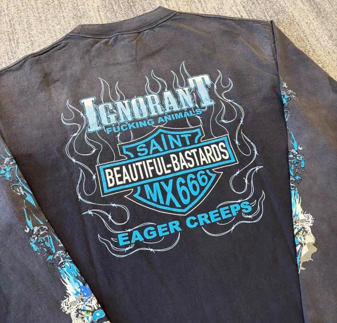 SAINT Mxxxxxx セントマイケル ロングTシャツ 長袖 Tシャツ