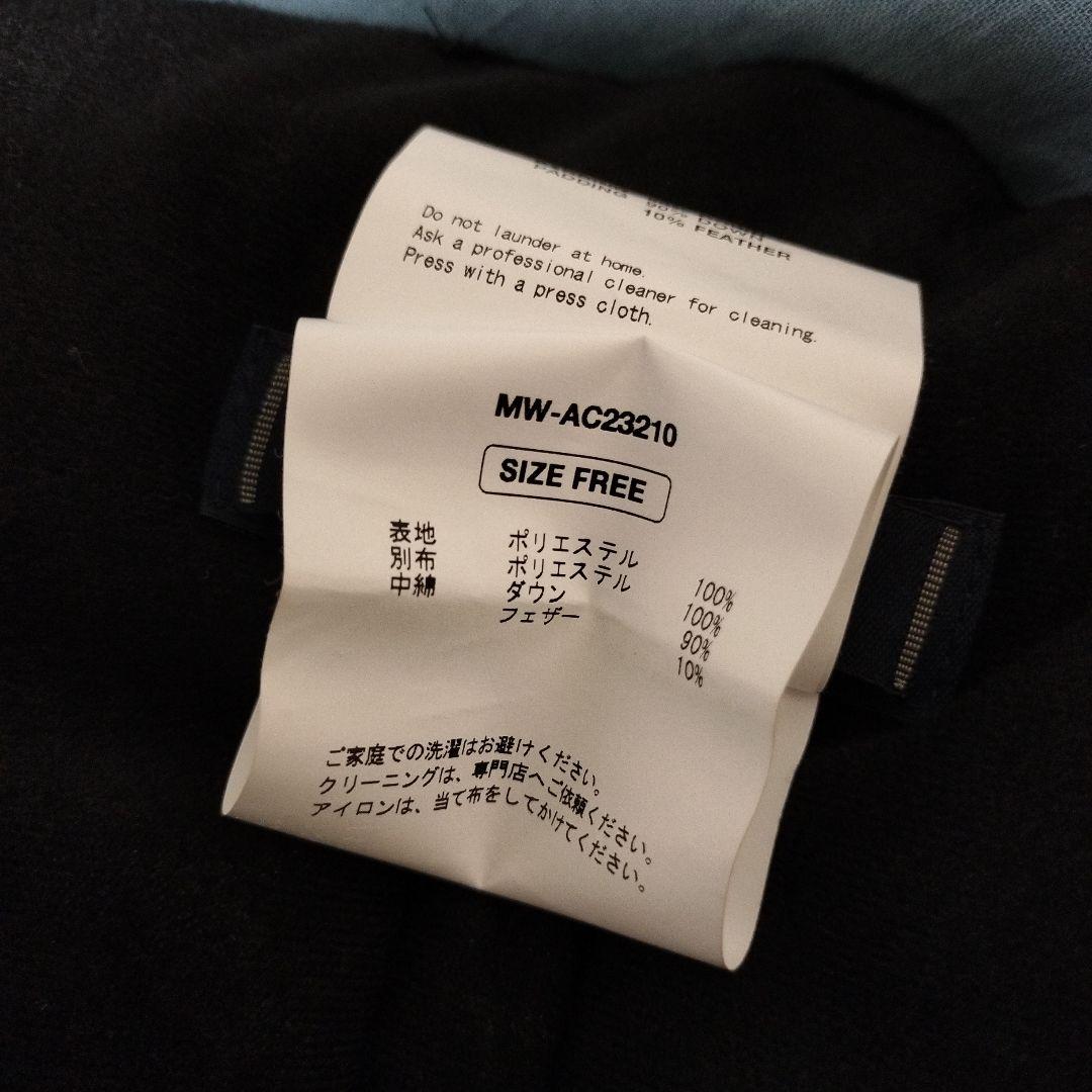 美品meanswhile　Wrap Down Mufflerダウンマフラー