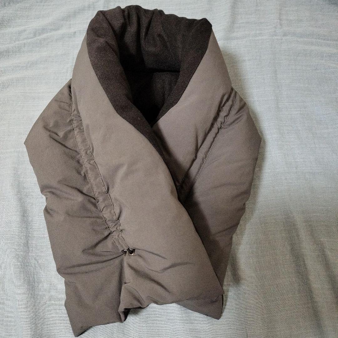 美品meanswhile　Wrap Down Mufflerダウンマフラー