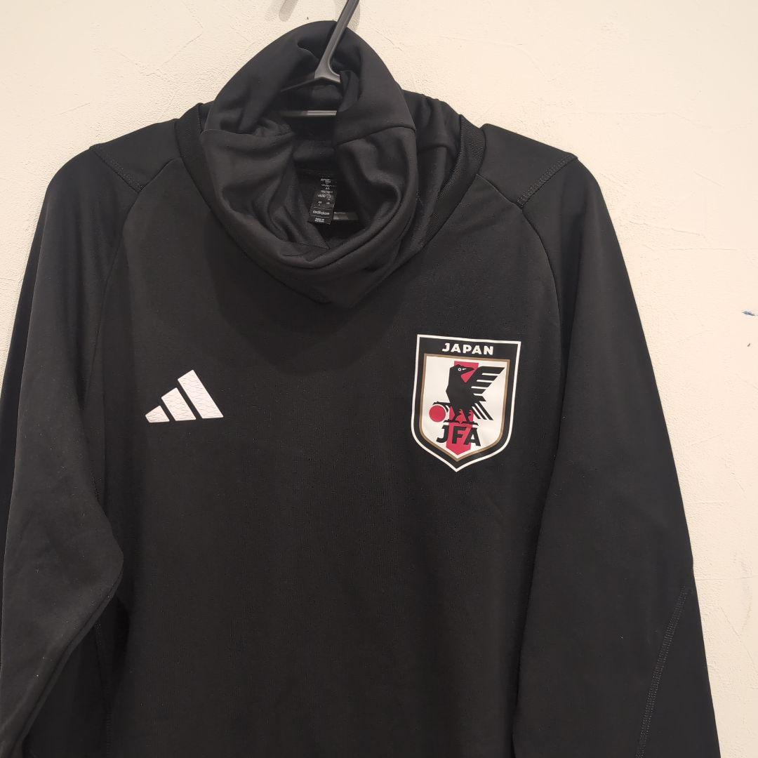 adidas 日本代表 フード付きジャケット 黒 Мサイズ トレーニング