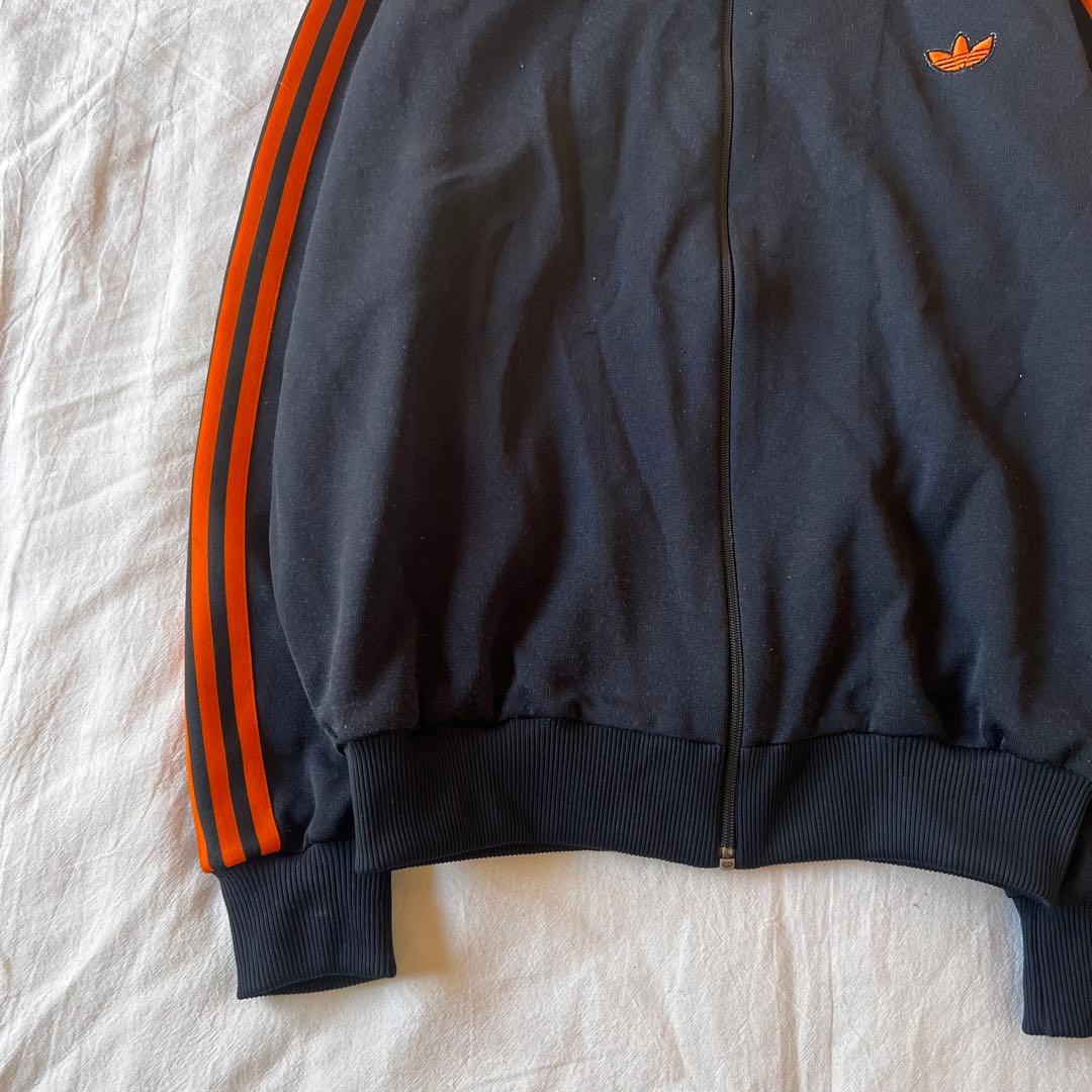 【希少】adidas 80s デサント製 トラックジャケット セットアップ 6号