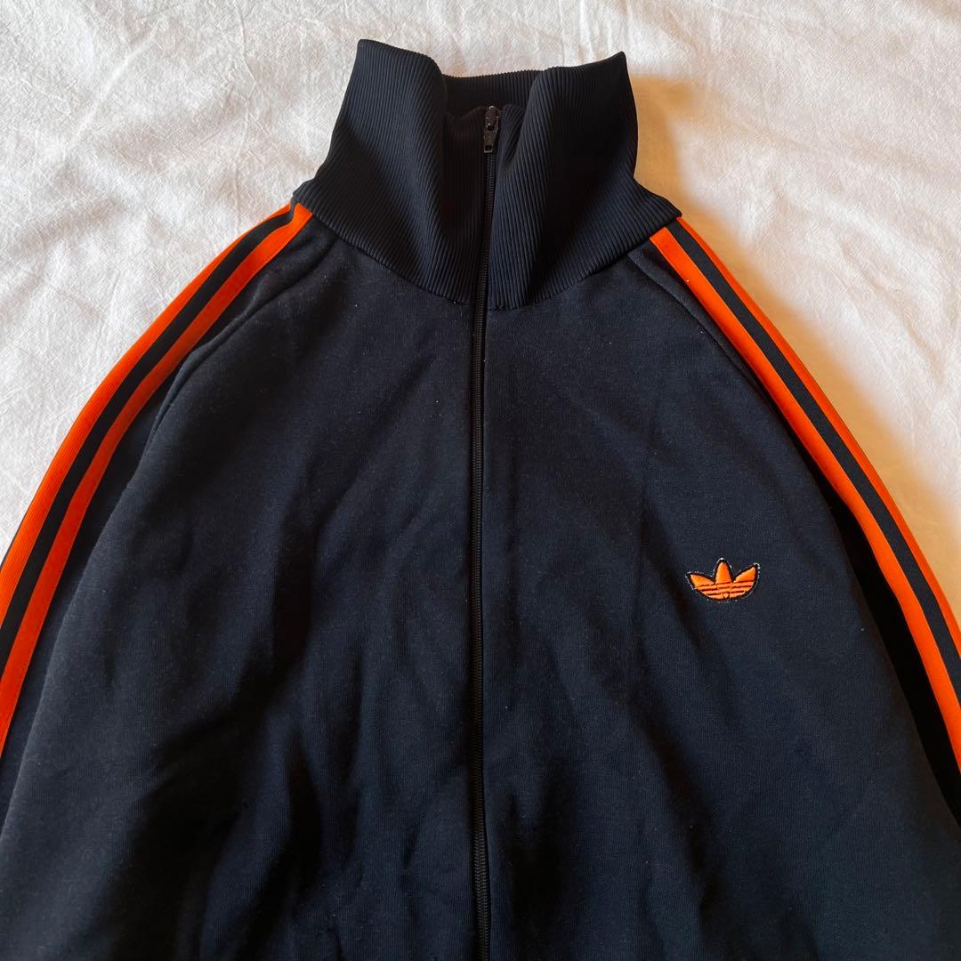 【希少】adidas 80s デサント製 トラックジャケット セットアップ 6号