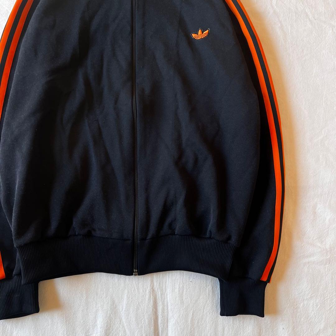 【希少】adidas 80s デサント製 トラックジャケット セットアップ 6号