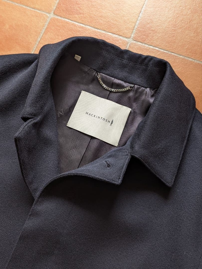 MACKINTOSH DUNKELD ステンカラーコート ネイビー 40サイズ