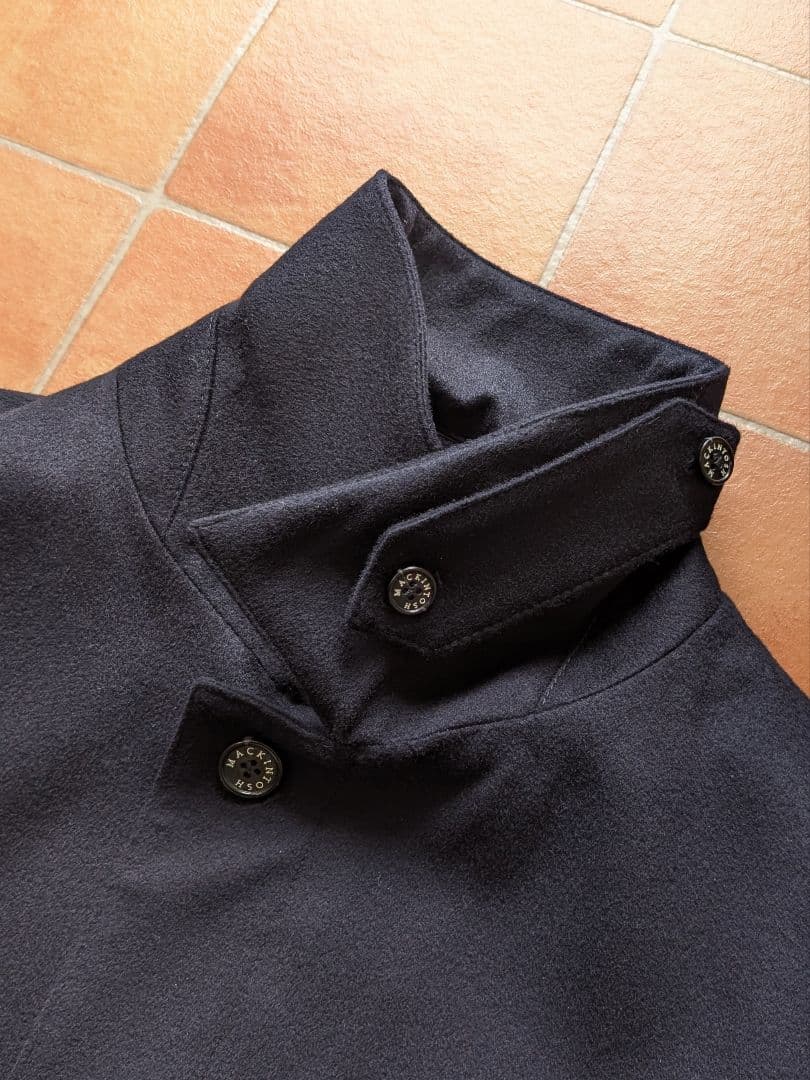 MACKINTOSH DUNKELD ステンカラーコート ネイビー 40サイズ