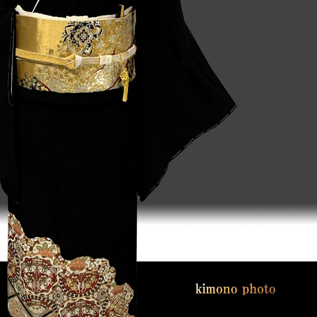 正絹【新品、未使用】6点フルセット【トールサイズ】極上逸品金彩