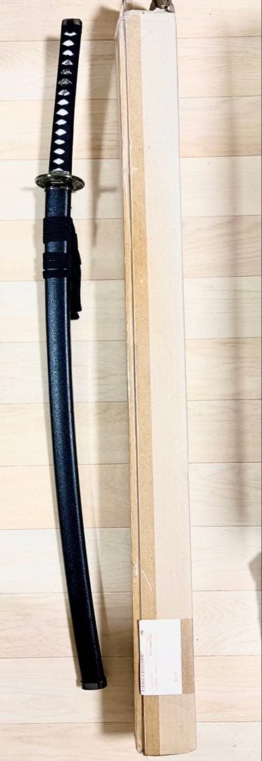 しのびや 模造刀 アルミ刀身 黒石目鞘 大刀