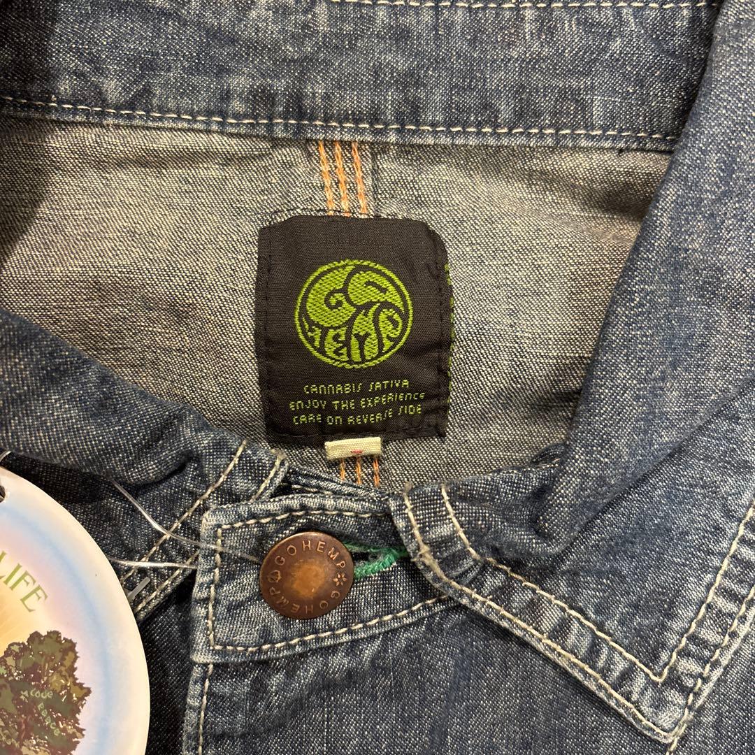 GOHEMP ゴーヘンプ　デニムジャケット　未使用　M 00's 日本製