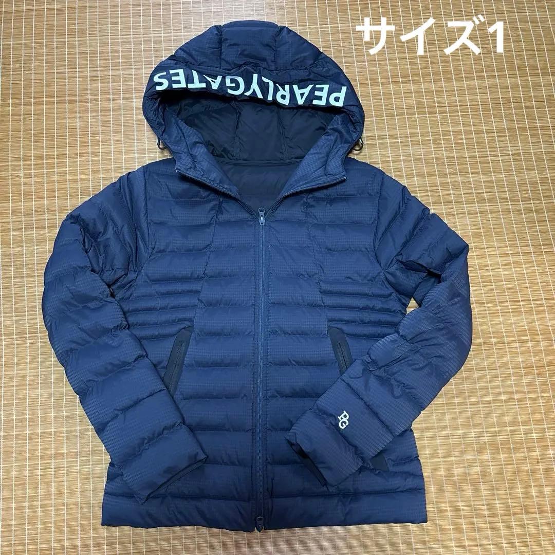 パーリーゲイツ　フーディージャケット　サイズ1 美品 PERTEX QUANTUM中綿フルジップブルゾン | PEARLY GATES（パーリー