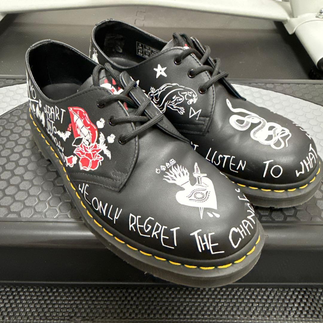 Dr. Martens 1461 REBEL 3EYE UK9 3ホール 箱なし - メルカリ